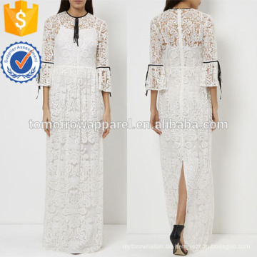 Weiße Spitze Abendkleid Herstellung Großhandel Mode Frauen Bekleidung (TA4060D)